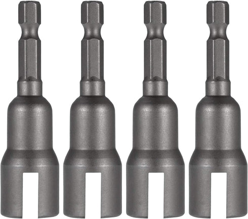 PAGOW 4pcs Power Wing Nut Driver Set, Wing Nut Drill Bit Socket Wrench Tool Set, 1/4" Hex Shank for Panel Nuts, Screws Eye, C Hook Bolt, Q-Hanger...