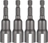 PAGOW 4pcs Power Wing Nut Driver Set, Wing Nut Drill Bit Socket Wrench Tool Set, 1/4" Hex Shank for Panel Nuts, Screws Eye, C Hook Bolt, Q-Hanger...