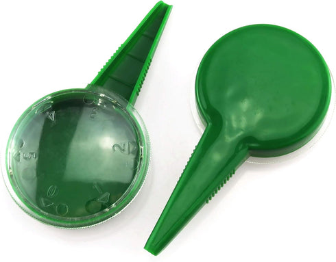E-outstanding 2PCS Seed Dispenser Garden Plant Adjustable Seeder Sower Planter Hand Seeder Tool Green...