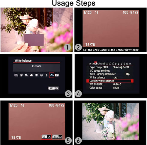 Anwenk Grey Card White Balance Card 18% Exposure Photography Card 5X4 Custom Calibration Camera Checker Video, DSLR and Film...