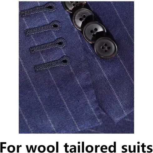 14 Pieces Natural Real Horn Buttons Set for Blazer and Suit, 20mm 15mm Genuine Buffalo Buttons Set for Men Women's Jacket Coat Uniforms Black...