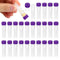 PATIKIL 0.5ml Plastic Cryogenic, 25Pcs Self Standing Cryogenic Vial Screw Top Frozen Test Tube for Lab Laboratory Science, Purple Cap...