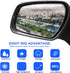 8 Pieces Car Rearview Mirror Film Rainproof Waterproof Mirror Film Anti Fog Nano Coating Car Film for Car Mirrors and Side Windows, Various Shapes...