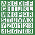 PATIKIL 7 Inch Letter Stencils Number Stencils, 36 Pack Reusable Alphabet Templates Numbers Stencil Set for Painting on Wood Wall, White...
