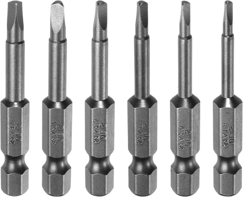 6pcs TA1.8-TA3 Triangle Screwdriver Bit 1/4" Hex Shank 2" Length Magnetic Tri-angle Screw Driver Power Tool...