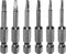 6pcs TA1.8-TA3 Triangle Screwdriver Bit 1/4" Hex Shank 2" Length Magnetic Tri-angle Screw Driver Power Tool...
