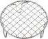 Round Cooking Rack 5-inch Stainless Steel Cross Wire Barbecue Grill Net with 50mm Legs for Cooking Baking Steaming BBQ...