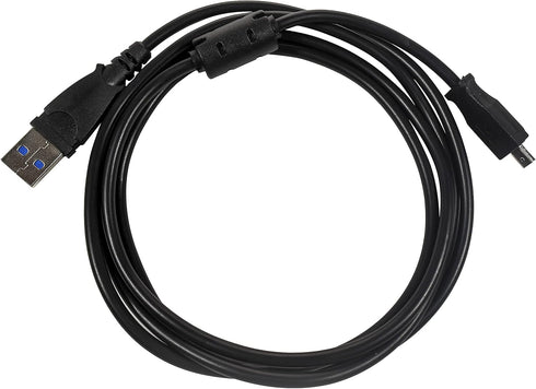 HQRP USB Cable/Cord Compatible with Kodak EASYSHARE C653, C663, C703, C713, C743, C763, C875, C913, CD33, CD40 Digital Camera...