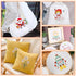 16 PCS Embroidery Fabric, Pre-Cut White Natural Cotton Embroidery Cloth Fabric, 4 Different Sizes 5.9 to 11.8inch, Embroidery Cloth Squares for Em...