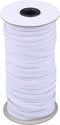I-MART Elastic Cord, Elastic Band, Elastic Rope, Bungee, Heavy Stretch Knit Elastic Spool (White 70-Yard Length 0.25 inch Width)...