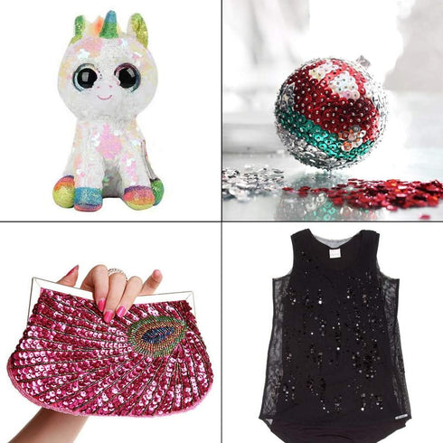 CCINEE 16000PCS Loose Sequins Bulk, 6MM Rainbow Round Cup Sequins for Sewing Embroidery Easter Egg Craft Nails Art Decorations...