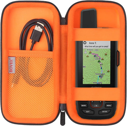 BOVKE Carrying Case for Garmin GPSMAP 64sx/66i/67/67i/66sr/66s/65s/78sc, Garmin inReach Explorer+ Hiking Handheld GPS and Satellite Communicator, ...