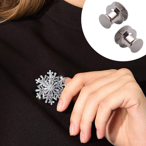 Aylifu Tie Tacks and Clutch Backs Set, 30 Pieces Tie Tacks Blank Pins (10 mm in Diameter) with 30 Pieces Locking Pin Backs Pin Keepers Locking Cla...