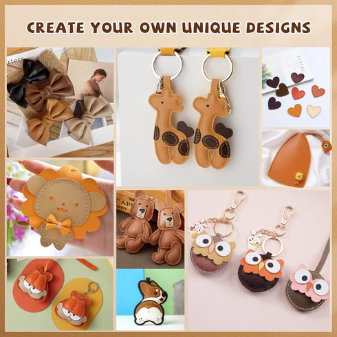 12 Pieces Faux Leather Sheets, 8×12 inches Skin Tone Faux PU Leather Sheets, Faux Leather Material for DIY, Bag Making, Hat Making, Hair Crafts Ma...