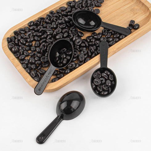 AUEAR, 5 Pack Tablespoon Coffee Scoop Plastic Measuring for Milk Powder Fruit Seed Spices...