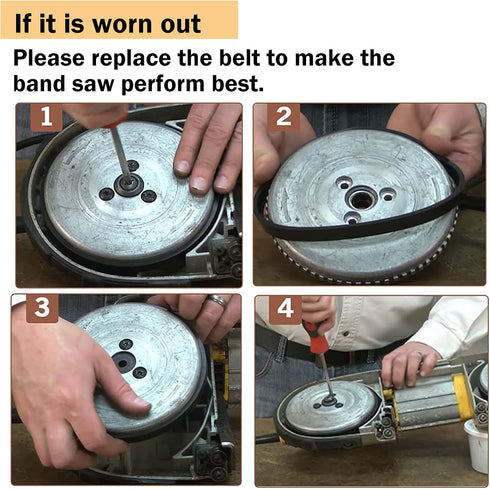 650721-00 Dewalt Bandsaw Tires For Dewalt Band Saw Tires DWM120 A02807 DCS374 DW328K - 2 Pack...