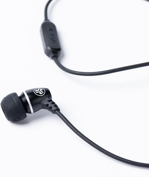 JLab J6MS JBuds Stereo to Mono in-Ear Single Earbud, Style Headset with Enterprise Class Microphone, 3.5mm Headphone Jack, Black......