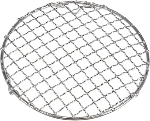Round Cooking Rack 6.5-inch 201 Stainless Steel Cross Wire Barbecue Grill Net with 20mm Legs for Cooking Baking Steaming BBQ...