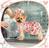 6 Pieces Puppy Dog Dress Pet Bowknot Princess Dress Puppy Floral Vest Skirt Pet Summer Dress Dog Cute Rosette Sundress Apparel for Small Dog Cat P...