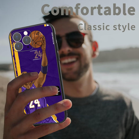 Basketball Star Compatible with iPhone 11 Pro Max Case for Boys and Men, Basketball Sports Pattern Customization Soft Silicone Shockproof Cases...