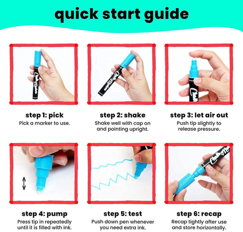 Chalkola 10 Fine Tip Liquid Chalk Markers for Chalkboard Signs, Blackboard, Window, Labels, Bistro, Glass, Car (10 Pack 3mm) - Wet Wipe Erasable I...