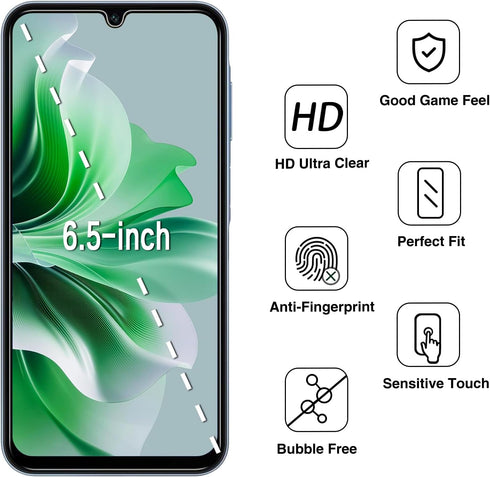 (2 Pack Privacy Screen Protector for Samsung Galaxy A15 5G and Galaxy A15 6.5-inch Anti Spy Tempered Glass, Bubble Free, Case Friendly...