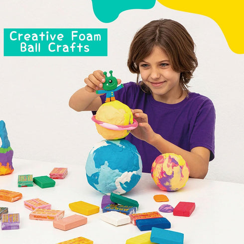 CCINEE 40pcs White Foam Balls for Craft, 2 Inch Round Foam Balls for Flower Art Craft Household School Project Party Decorations...