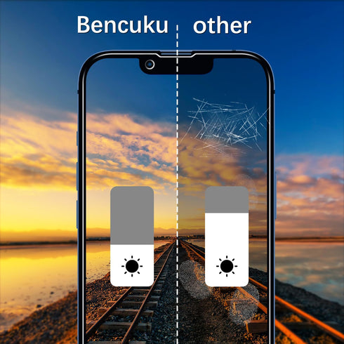 HPTech 2 Pack Privacy Screen Protector for iPhone 13 Pro Max and iPhone 14 Plus 6.7-inch Anti-Spy Tempered Glass, Anti Scratch, Bubble Free...