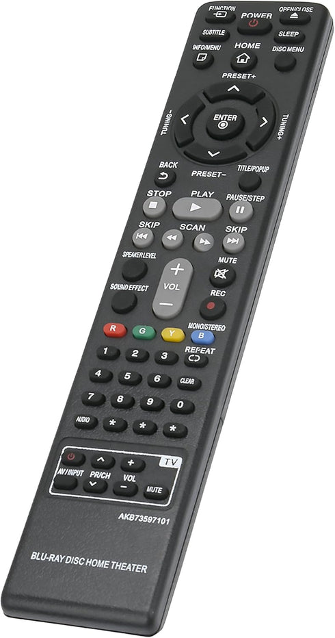 New AKB73597101 Replace Remote fit for LG BH4120S S42S2-S S42S1-W BH4120 Blu-ray DVD Home Cinema System...