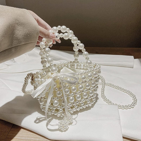 500pcs Pearl Beads Bulk,10mm White Faux Pearl Bead with Holes for Craft Plastic Bracelet Necklace Jewelry Making Decoration Bag Decor Keychain Pen...