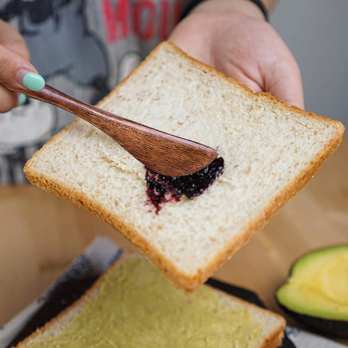 6 Pack Wooden Butter Knife, findTop 6 Inch Condiment Knives Wood Super Handy Kitchen Utensils Peanut Jelly Spreader...