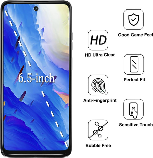 (2 Pack) Privacy Screen Protector for Motorola Moto G Play (2024) Anti Spy Tempered Glass, Bubble Free, Case Friendly...