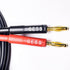 CESS-037-3f Banana Plug Male to Male Speaker Cable 12 Gauge 680 Strand Count Silicone Soft Wire, 2 Cables (3 FEET)...