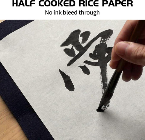 FIVEIZERO 100 Sheets A4 Mulberry Paper Sheets Natural Fiber Rice Paper,8.3 x 11.7in Natural Decoupage Tissue Paper for Writing Painting, Decorativ...