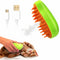 2024 Multifunctional Cat Dog Hair Brush for Removing Tangled and Loose Hair, Steamy Cat Brush, 3 In1 Cat Steamy Brush for Massage, Cat Grooming Br...
