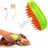 2024 Multifunctional Cat Dog Hair Brush for Removing Tangled and Loose Hair, Steamy Cat Brush, 3 In1 Cat Steamy Brush for Massage, Cat Grooming Br...