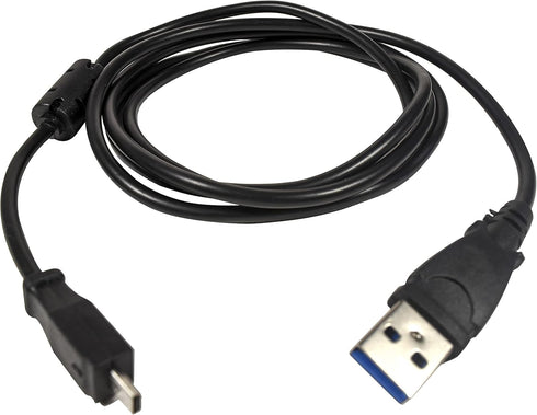 HQRP USB Cable/Cord Compatible with Kodak EASYSHARE C653, C663, C703, C713, C743, C763, C875, C913, CD33, CD40 Digital Camera...