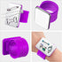 WILLBOND Magnetic Sewing Pincushion Wristband, 2 Pieces, with Flannelette Bag, Silicone Bracelet, Rose Red, Purple...