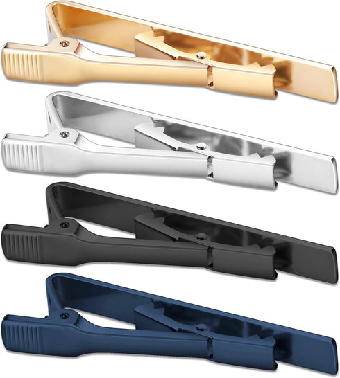 Selizo 4Pcs Tie Clip Tie Bar Tie Clips For Men...