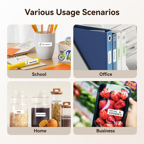 NIIMBOT D110 Upgraded Version Mini Label Maker Machine with Tape, Portable Bluetooth Thermal Printer, Sticker Maker with Multiple Templates for Of...