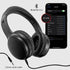 A10 Noise Cancelling Headphones Wireless, Black Bluetooth Headset with Mic, Bluetooth 5.3, HiFi Stereo Sound, Deep Bass, 20+H Playtime, Lightweigh...