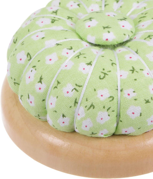 HARFINGTON 2pcs Pin Cushions Sewing Needle Cushion Needle Holder Pincushions with Magnetic Wooden Base for Sewing Quilting Needlework DIY Crafts, ...