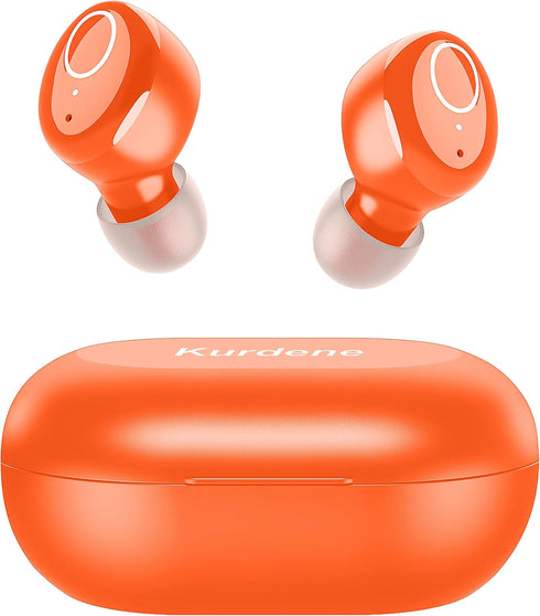 kurdene S8 Mini Wireless Earbuds Bluetooth 5.3 in Ear Light-Weight Headphones,Touch Control with Charging Case, Built-in Microphone Headset,Immers...