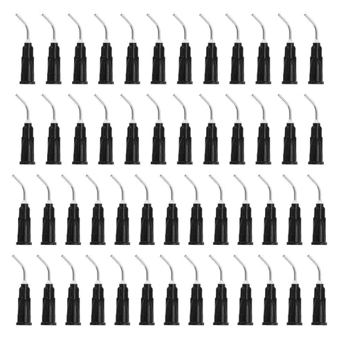 PATIKIL Blunt Tip Dispensing Needles with Bent Blunt Needle, 100 Pcs 0.4 Inch 19G Industrial Liquid Dispenser Needle for Refilling Liquid Ink Adhe...