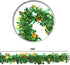 CCINEE 33FT St.Patrick's Day Tinsel Garland,Shamrock Clover Green Gold Metallic Garland for Irish Party Home Decoration...