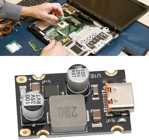 Tangxi PD65W Fast Charging Module, 5V3A 9V3A 12V3A 20V3.25A to USB C PD3.1 QC3.0 Charging Circuit Board for Phone Fast Charging...