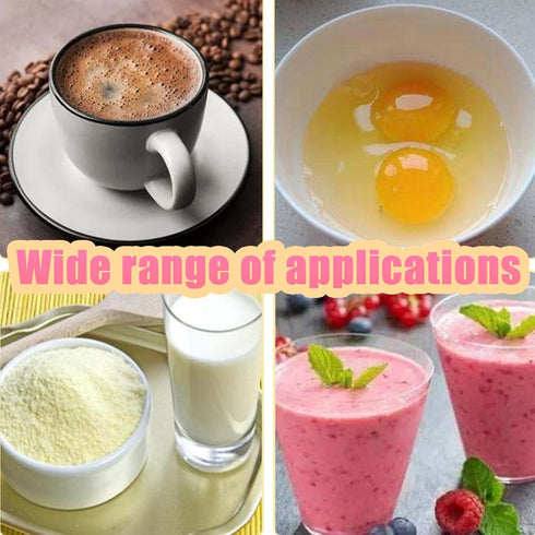 Multi-Purpose Hand Blender, Immersion Electric Milk Frother, 304 Stainless Steel Blender Stick, Handheld Electric Handle Egg Beater Coffee Juice M...