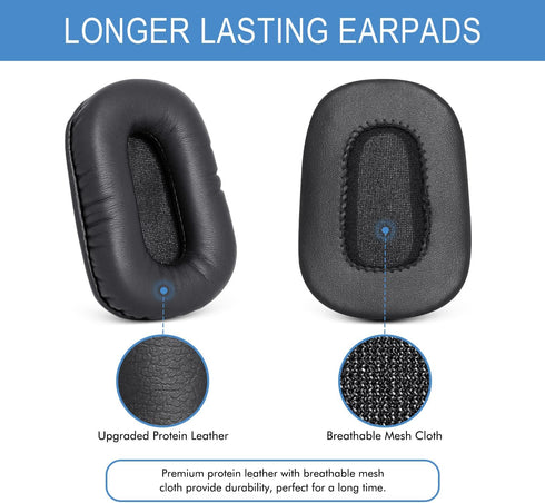 Ear Pads Replacement for B450-XT Bluetooth Headset, Mod Kit Ear Cushions Cups Compatible with VXI BlueParrott B450-XT B450XT S450-XT Headset, Leat...
