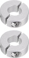 2pcs Double Split Shaft Collar for 16mm Shaft Set Screw Clamp-On Collars, 35mm OD, 12mm Width, for Stoppers, Position, Hold Timing Pulleys, Machin...