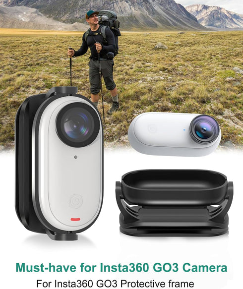 PULUZ Camera Cap Clip Magnetic Mounting Bracket for Insta360 GO3,Clamp Quick Release Mount Hat Clip Attachable to Hat or Backpack Strap and Adjust...